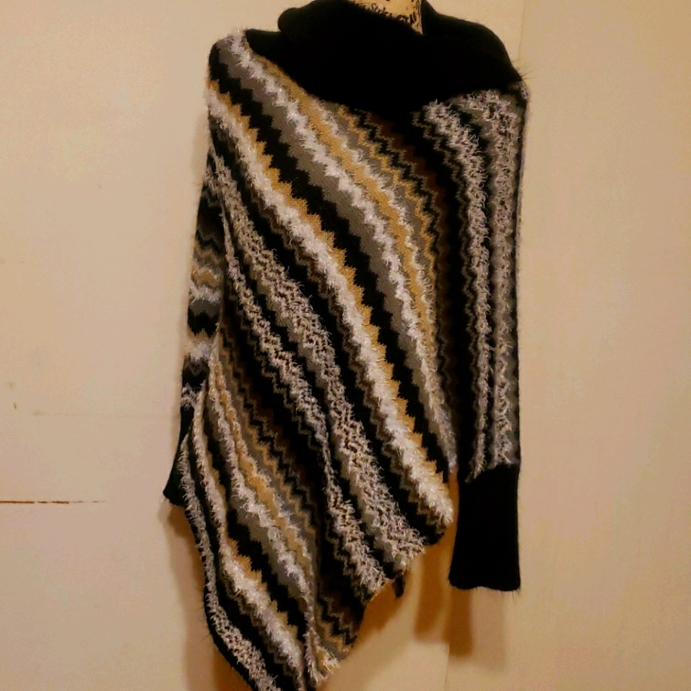 Colorful poncho